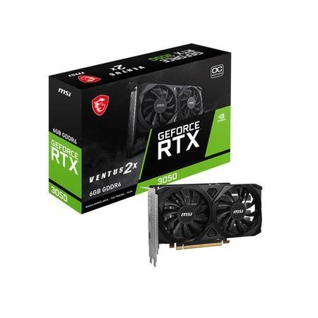 MSI GeForce RTX 3050 VENTUS 2X E 6G OC Graphics Card - Laptops Direct
